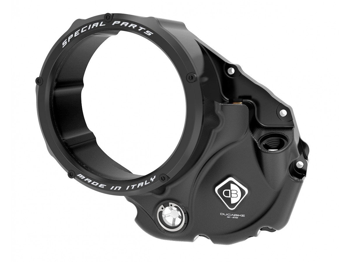 Ducabike, CCDV05 - DUCABIKE Ducati Oil Bath Clear Clutch Cover "3D Evo"