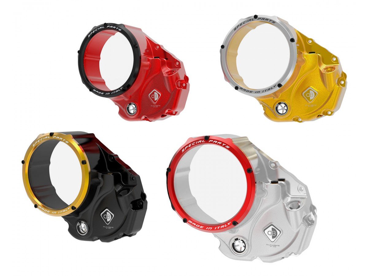 Ducabike, CCDV05 - DUCABIKE Ducati Oil Bath Clear Clutch Cover "3D Evo"