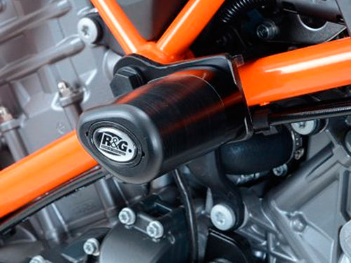 R&G Racing, CP0367 - R&G RACING KTM 1290 Super Duke R (14/19) Frame Crash Protection Sliders "Aero"