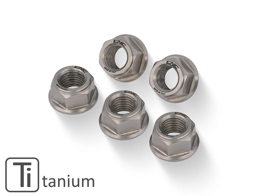 CNC Racing, DA385X - CNC RACING Ducati Titanium Gear Ring Nuts (M8x1.25)