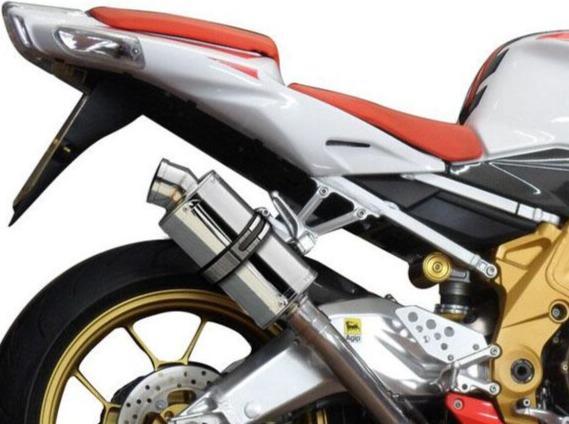 Delkevic, DELKEVIC Aprilia RSV 1000 R / Tuono V2 Slip-on Exhaust SS70 9"