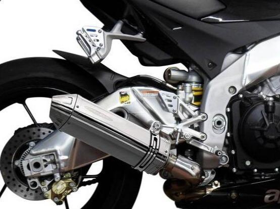 Delkevic, DELKEVIC Aprilia RSV4 (09/14) Slip-on Exhaust 13" Tri-Oval