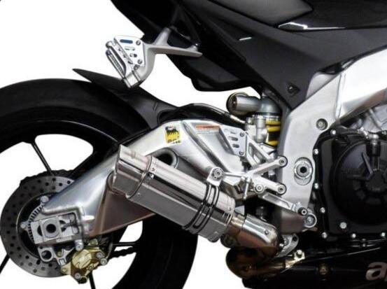 Delkevic, DELKEVIC Aprilia RSV4 (09/14) Slip-on Exhaust Mini 8"