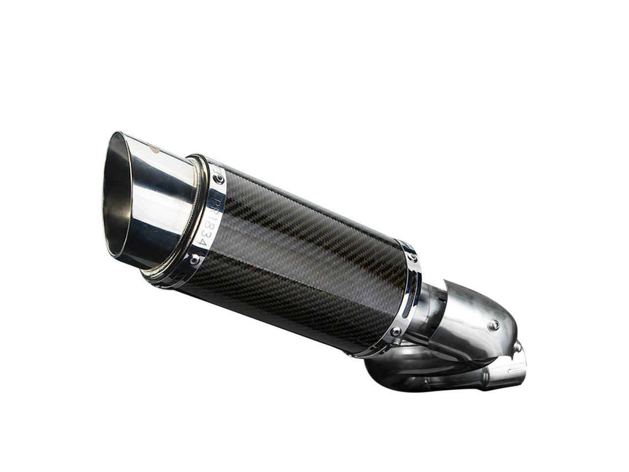 Delkevic, DELKEVIC Aprilia Tuono V4 1000 R (11/13) Slip-on Exhaust Mini 8" Carbon