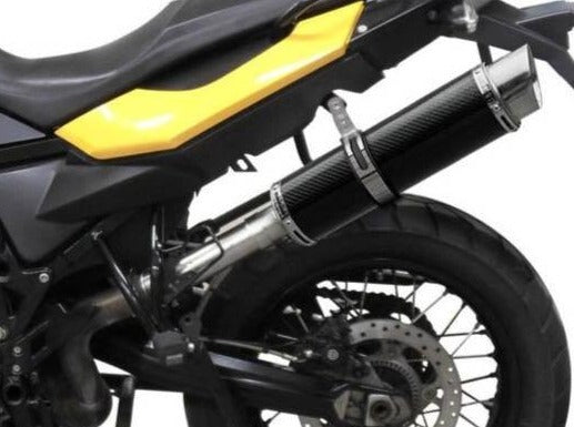 Delkevic, DELKEVIC BMW F650GS / F700GS / F800GS Slip-on Exhaust DL10 14" Carbon