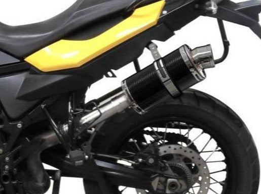 Delkevic, DELKEVIC BMW F650GS / F700GS / F800GS Slip-on Exhaust DS70 9" Carbon