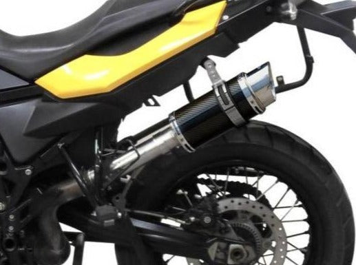 Delkevic, DELKEVIC BMW F650GS / F700GS / F800GS Slip-on Exhaust Mini 8" Carbon