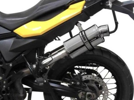 Delkevic, DELKEVIC BMW F650GS / F700GS / F800GS Slip-on Exhaust SS70 9"