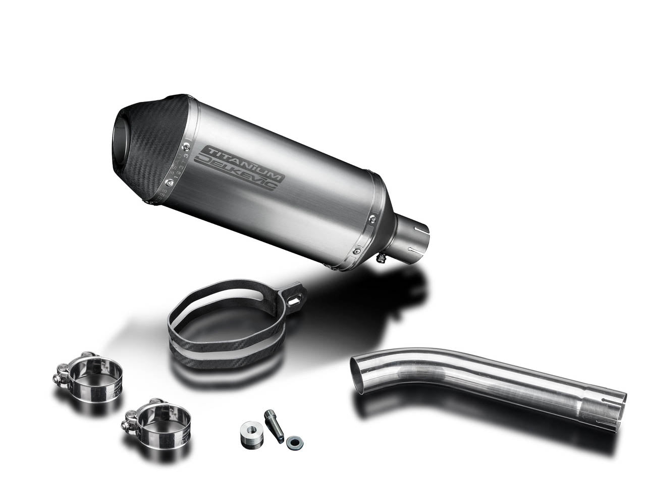 Delkevic, DELKEVIC BMW F750GS / F850GS Slip-on Exhaust 10" X-Oval Titanium