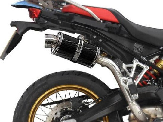 Delkevic, DELKEVIC BMW F750GS / F850GS Slip-on Exhaust DS70 9" Carbon