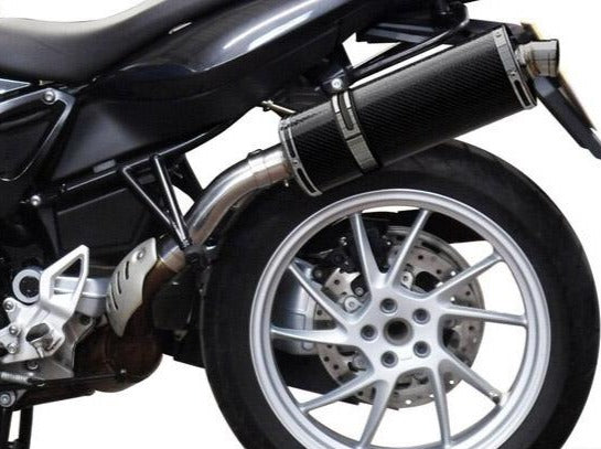 Delkevic, DELKEVIC BMW F800GT Slip-on Exhaust Stubby 14" Carbon