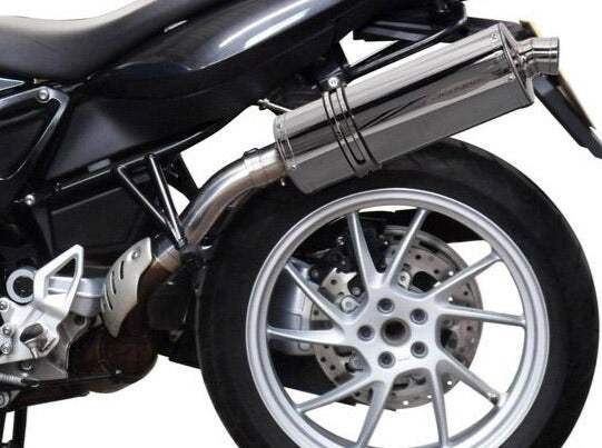 Delkevic, DELKEVIC BMW F800GT Slip-on Exhaust Stubby 14"