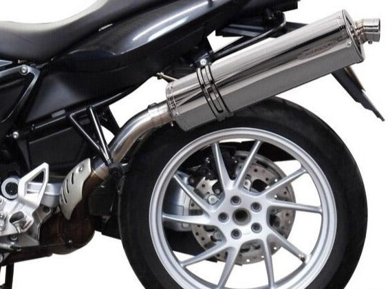 Delkevic, DELKEVIC BMW F800GT Slip-on Exhaust Stubby 18"