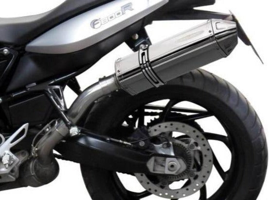 Delkevic, DELKEVIC BMW F800R (09/16) Slip-on Exhaust 13" Tri-Oval