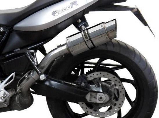 Delkevic, DELKEVIC BMW F800R (09/16) Slip-on Exhaust Mini 8"