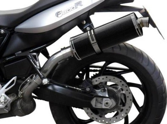 Delkevic, DELKEVIC BMW F800R (09/16) Slip-on Exhaust Stubby 14" Carbon