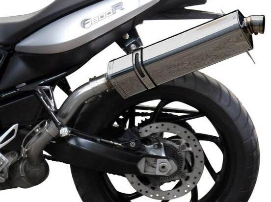 Delkevic, DELKEVIC BMW F800R (09/16) Slip-on Exhaust Stubby 17" Tri-Oval