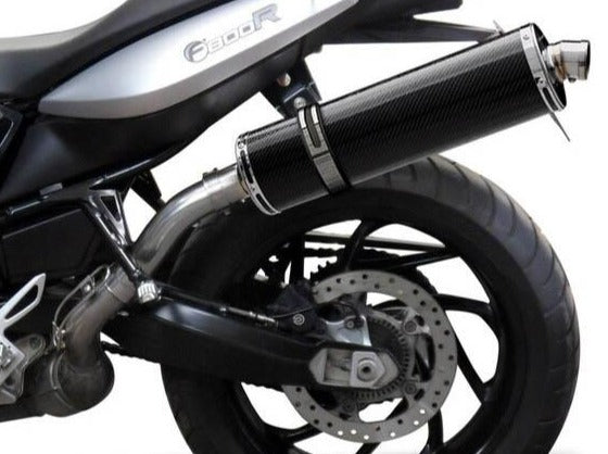 Delkevic, DELKEVIC BMW F800R (09/16) Slip-on Exhaust Stubby 18" Carbon