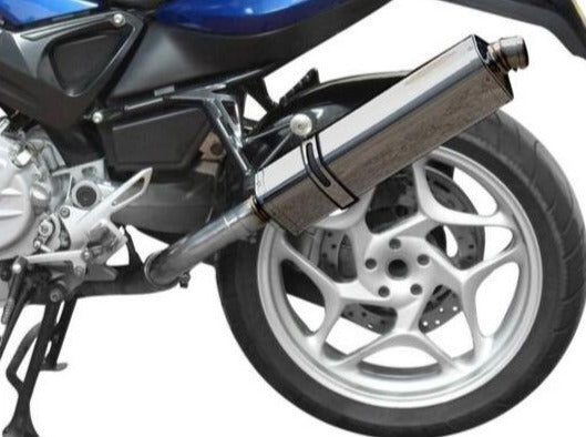 Delkevic, DELKEVIC BMW F800S / F800ST Slip-on Exhaust 17" Tri-Oval