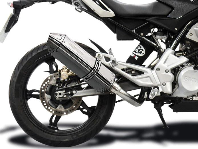 Delkevic, DELKEVIC BMW G310R (16/19) Full Exhaust System 13" Tri-Oval