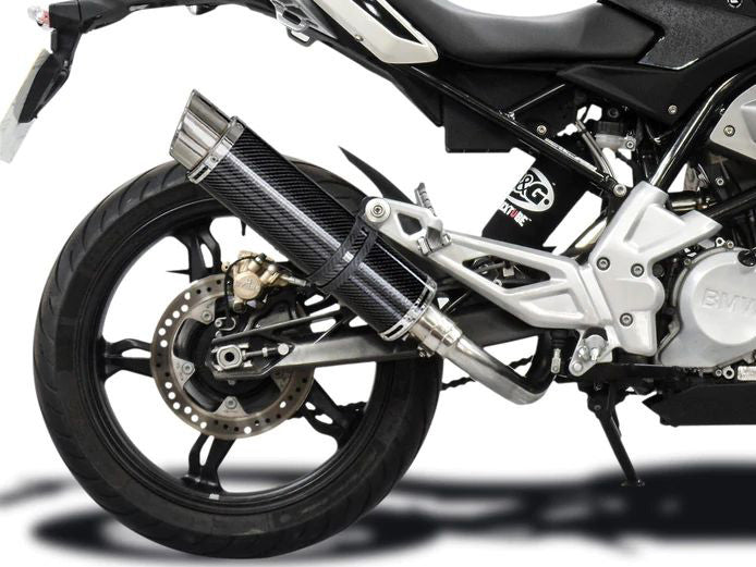 Delkevic, DELKEVIC BMW G310R (16/19) Full Exhaust System DL10 14" Carbon