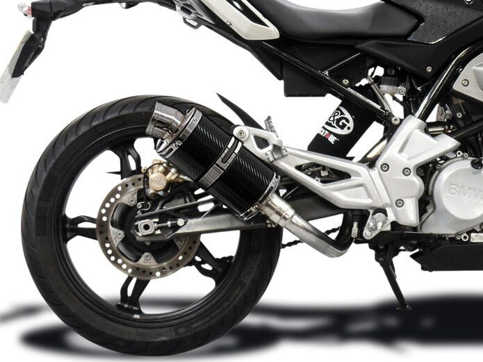 Delkevic, DELKEVIC BMW G310R (16/19) Full Exhaust System DS70 9" Carbon