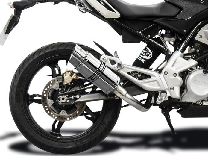 Delkevic, DELKEVIC BMW G310R (16/19) Full Exhaust System Mini 8"