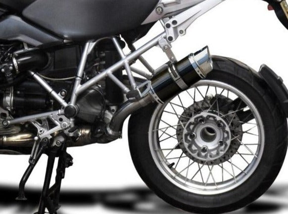 Delkevic, DELKEVIC BMW R1200GS (10/12) Slip-on Exhaust Mini 8" Carbon