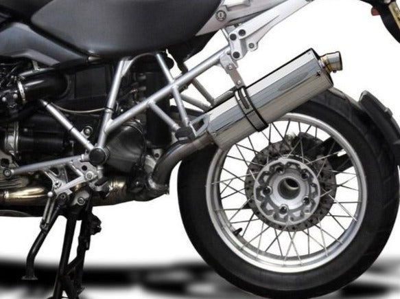 Delkevic, DELKEVIC BMW R1200GS (10/12) Slip-on Exhaust Stubby 14"