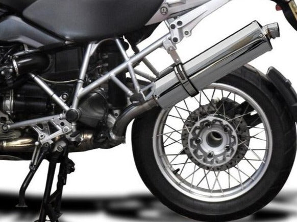 Delkevic, DELKEVIC BMW R1200GS (10/12) Slip-on Exhaust Stubby 18"