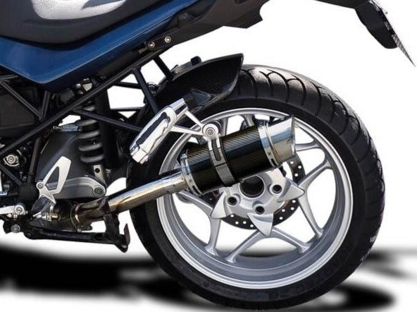 Delkevic, DELKEVIC BMW R1200R (06/10) Slip-on Exhaust Mini 8" Carbon