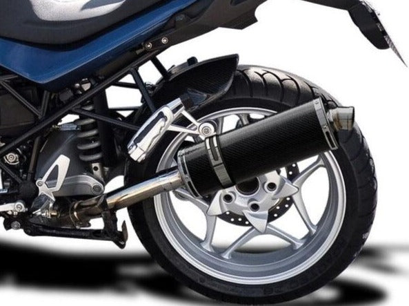 Delkevic, DELKEVIC BMW R1200R (06/10) Slip-on Exhaust Stubby 14" Carbon