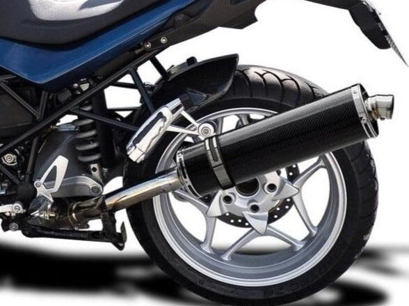 Delkevic, DELKEVIC BMW R1200R (06/10) Slip-on Exhaust Stubby 18" Carbon