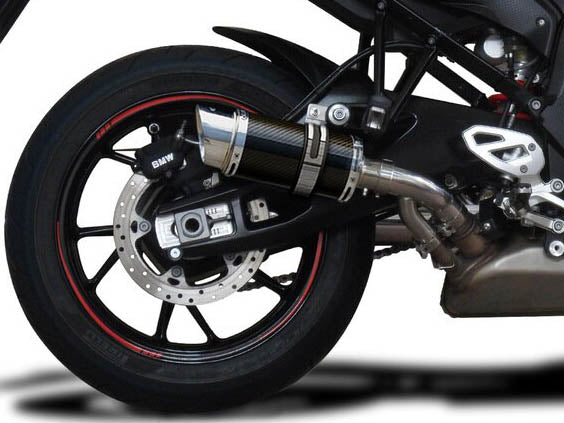 Delkevic, DELKEVIC BMW S1000XR (15/19) Slip-on Exhaust Mini 8" Carbon