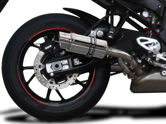 Delkevic, DELKEVIC BMW S1000XR (15/19) Slip-on Exhaust Mini 8"