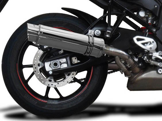 Delkevic, DELKEVIC BMW S1000XR (15/19) Slip-on Exhaust SL10 14"