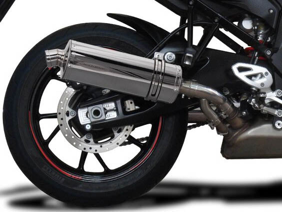 Delkevic, DELKEVIC BMW S1000XR (15/19) Slip-on Exhaust Stubby 14"