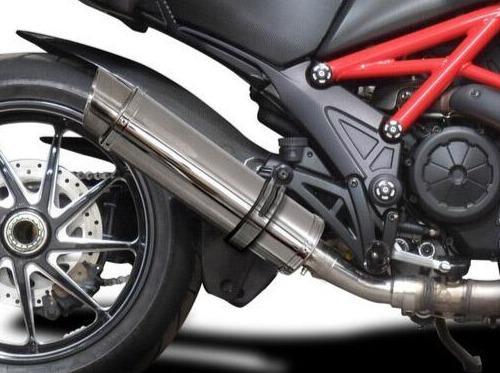 Delkevic, DELKEVIC Ducati Diavel 1200 Slip-on Exhaust SL10 14"