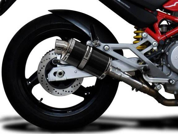 Delkevic, DELKEVIC Ducati Monster 620 Slip-on Exhaust DS70 9" Carbon