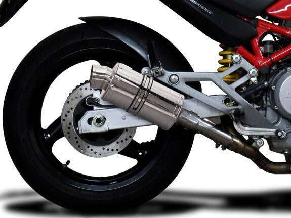 Delkevic, DELKEVIC Ducati Monster 620 Slip-on Exhaust SS70 9"