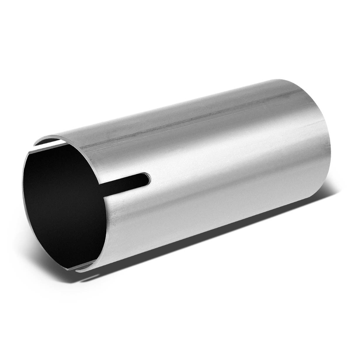 J2 Engineering, Extension Pipe - 2.25 in. Inlet / Outlet - 5 in. Length - 1mm Thickness - Stainless Steel