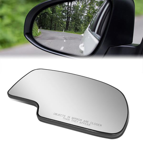 CAAP, Factory Replacement Convex Mirror Glass (Right) 99-07 Chevy Silverado, GMC Sierra, Tahoe, Yukon