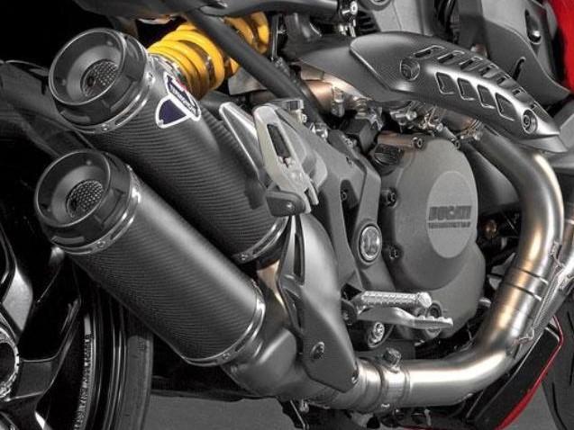 Termignoni, TERMIGNONI Ducati Monster 1200 (14/16) Carbon Dual Slip-on Exhaust