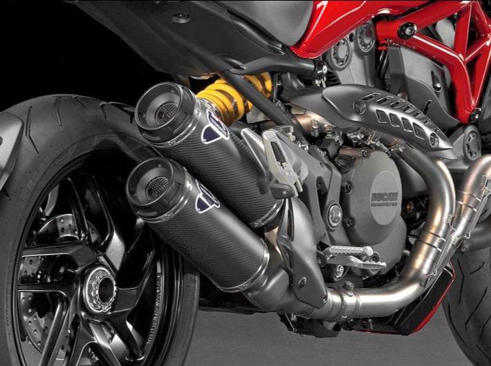 Termignoni, TERMIGNONI Ducati Monster 821 (14/17) Carbon Dual Slip-on Exhaust