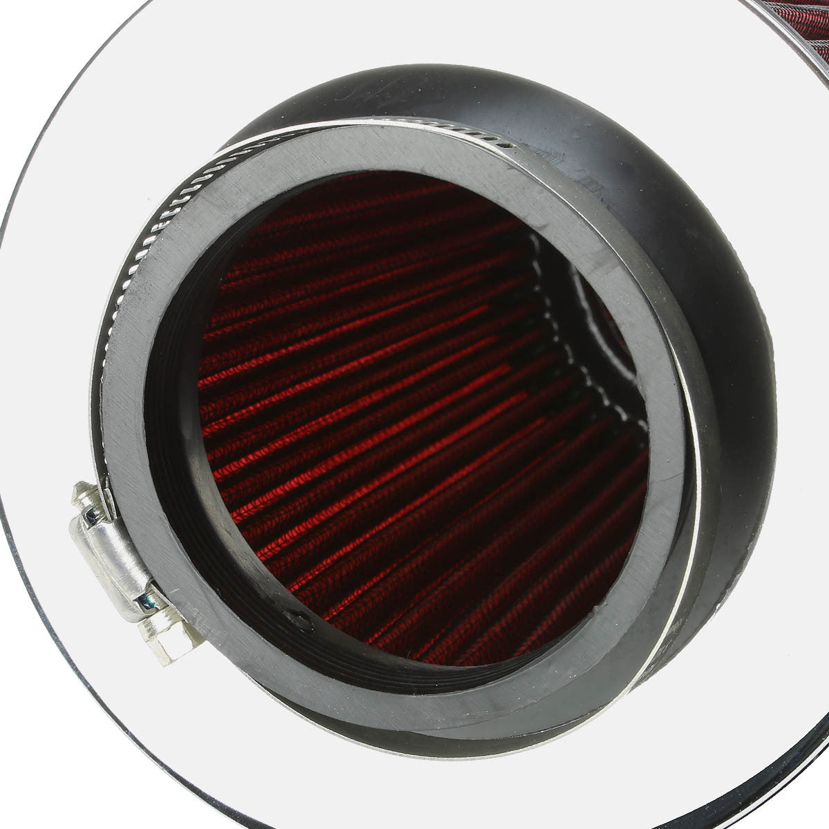 J2 Engineering, Universal 3 in. Inlet 10.25 in. x 6.25 in. Cotton Gauze Cold Air Intake Cone Filter w/Clamp