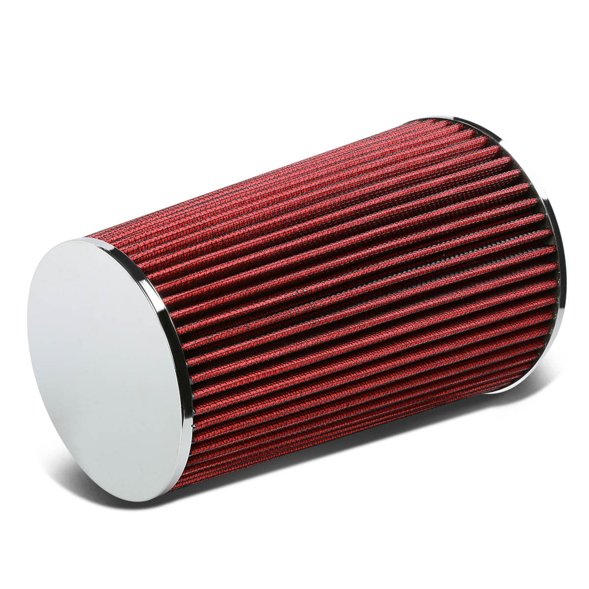 J2 Engineering, Universal 3 in. Inlet 10.25 in. x 6.25 in. Cotton Gauze Cold Air Intake Cone Filter w/Clamp